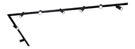 Rail de spots decoratif Noir avec diffusion lumineuse harmonieuse GU10 VN-2796