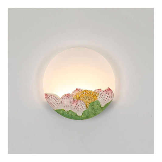 Applique murale Blanc et Ambre a presence elegante et lumiere agreable 4W
