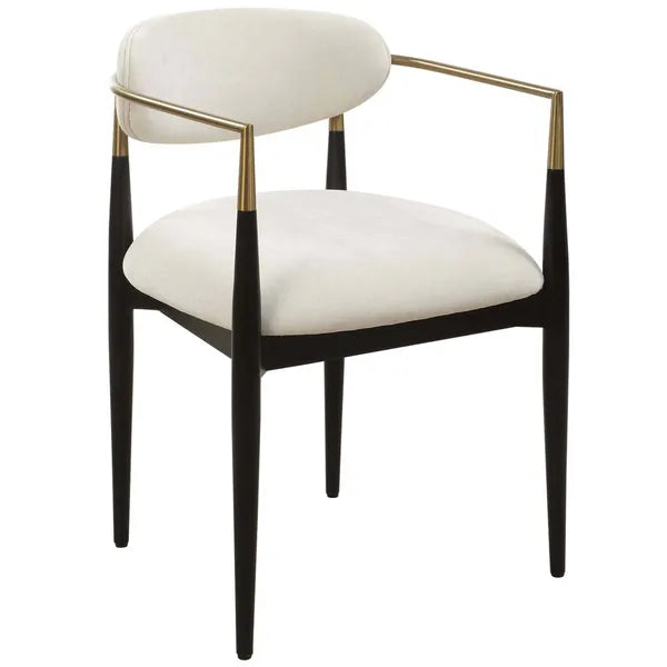Moxie Dining Arm Chair, Black, Set of 2
