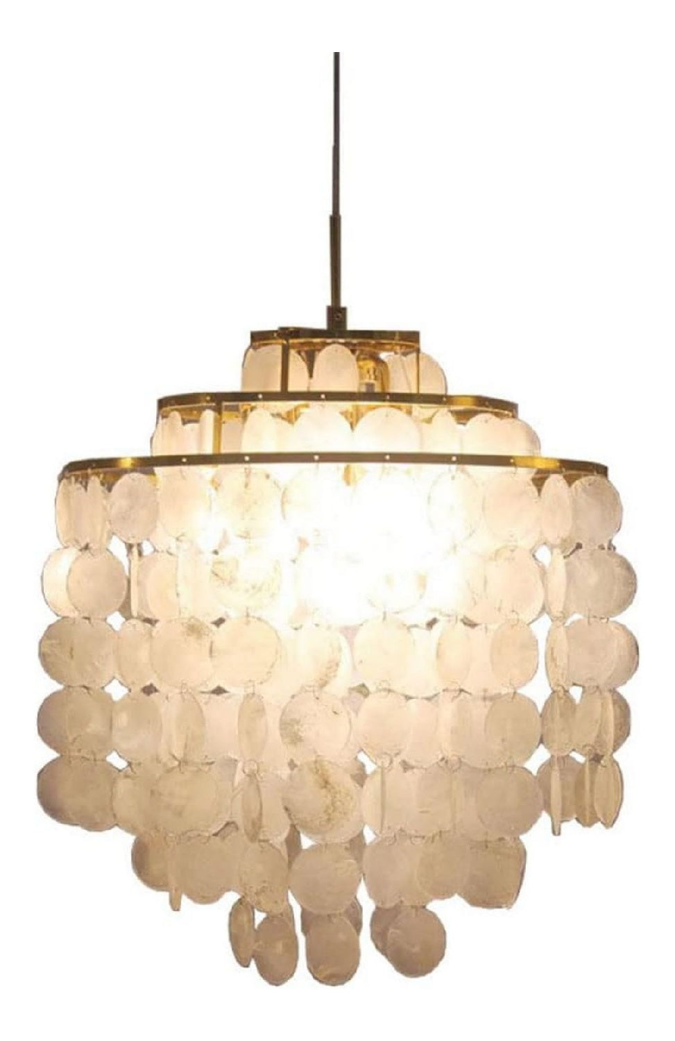 Eclairage Ambre contemporain en version suspension E27