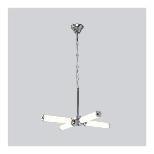 Solution lumineuse Blanc et Rouge au dessin sobre en format suspension