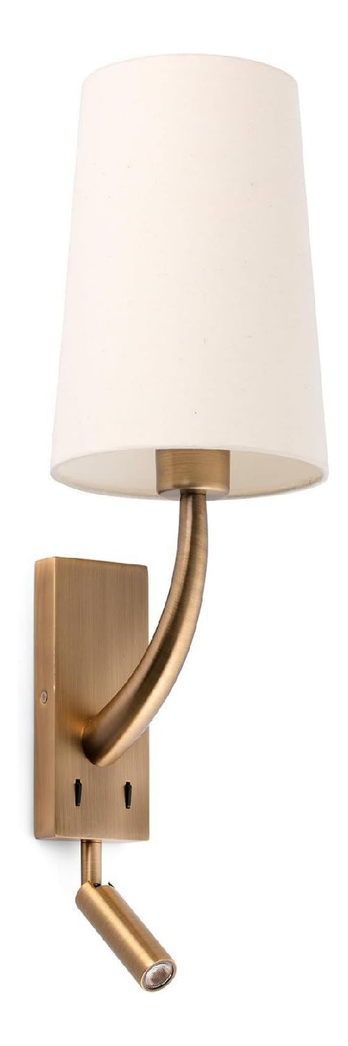 Luminaire Beige a silhouette graphique de type applique murale