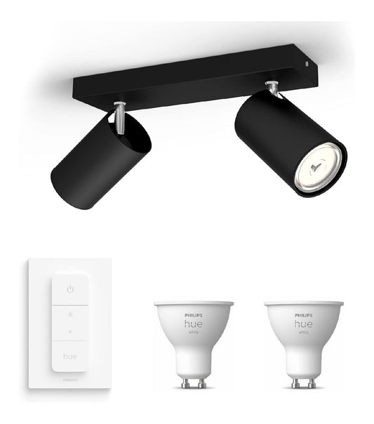 Eclairage Noir et Blanc contemporain en version spot de plafond
