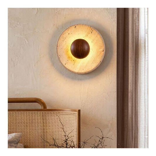 Applique murale decoratif Ambre et Vert avec diffusion lumineuse harmonieuse 5W