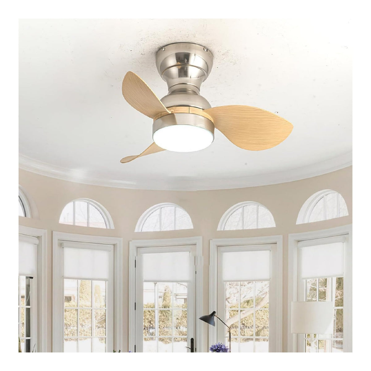 Lustre decoratif Blanc et Ambre avec diffusion lumineuse harmonieuse QG-2374
