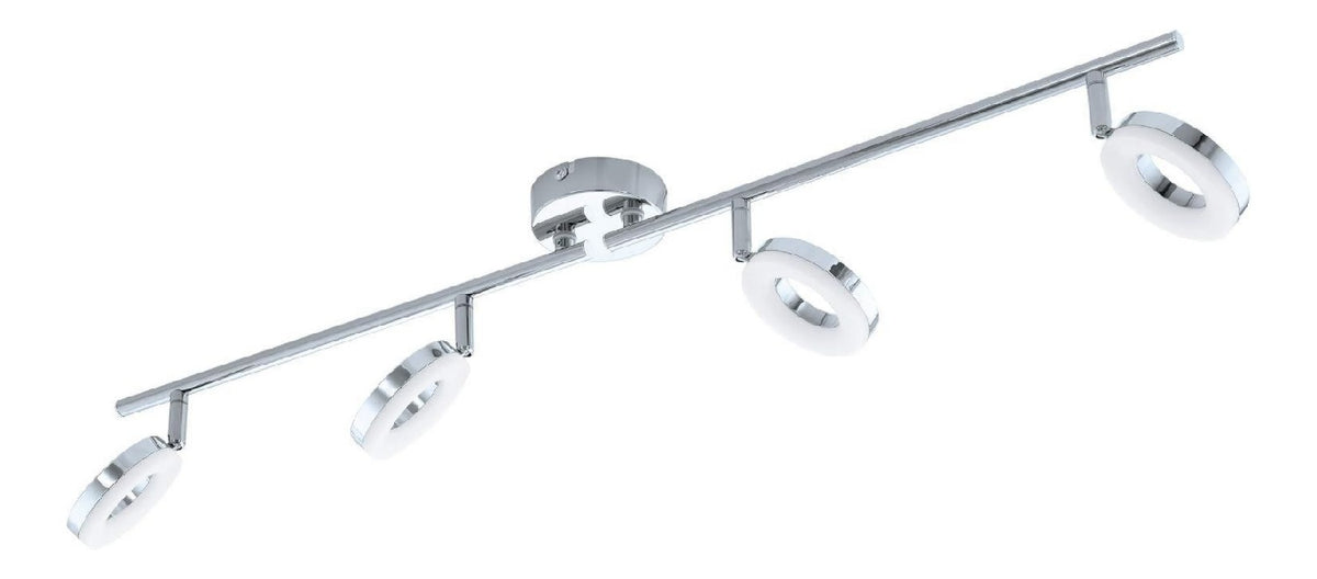 Spot de plafond decoratif Argente avec diffusion lumineuse harmonieuse