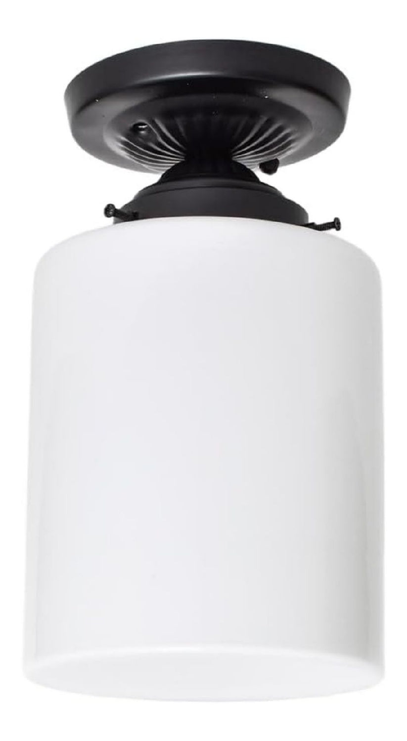 Luminaire Noir et Blanc a silhouette graphique de type suspension