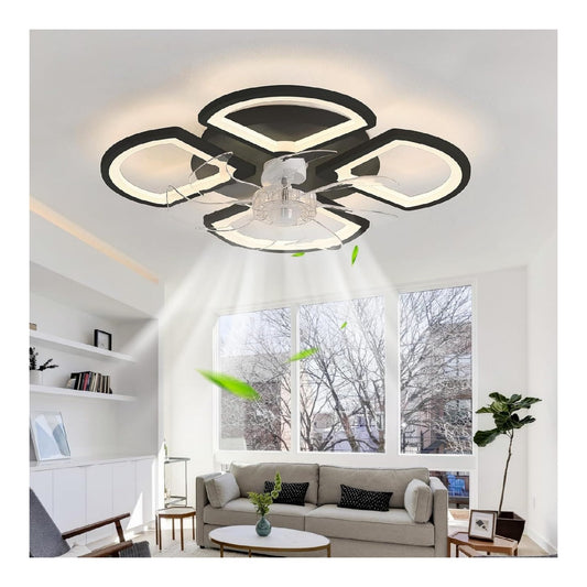 Lustre Noir et Blanc a presence elegante et lumiere agreable 3000K Y1-1578
