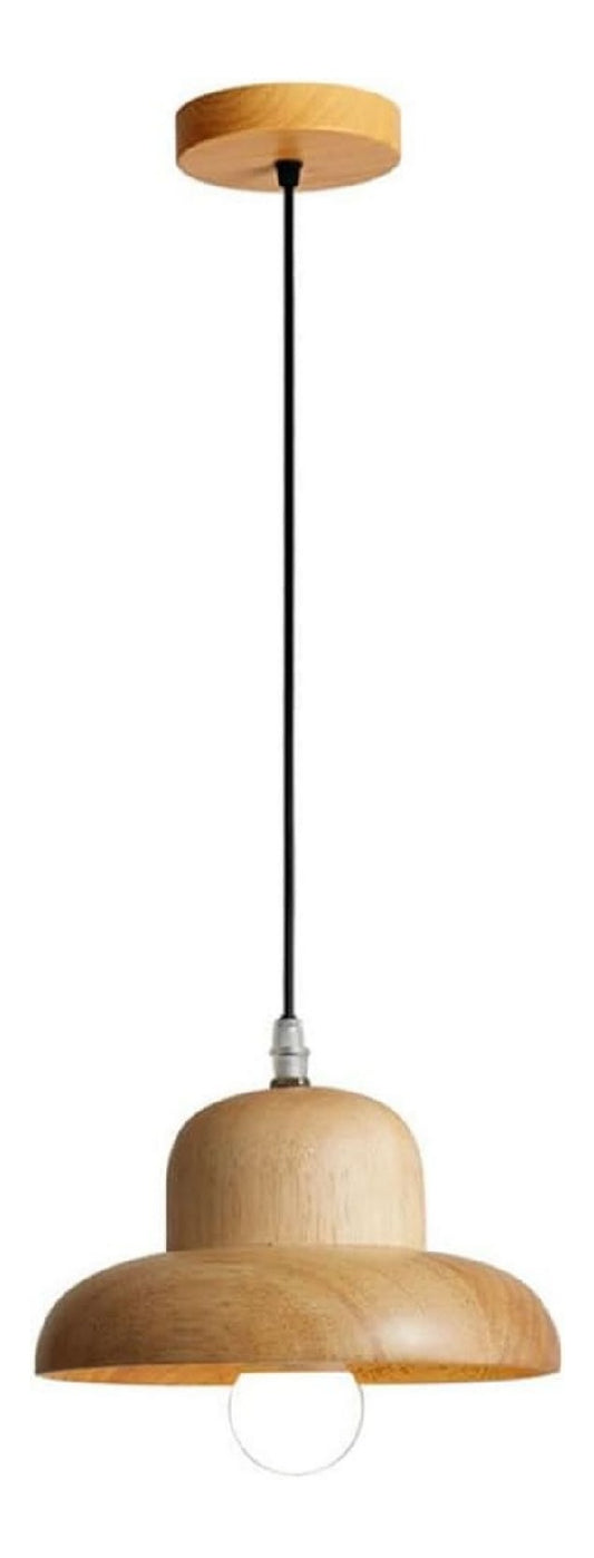 Lustre Noir aux lignes epurees avec eclairage confortable E27