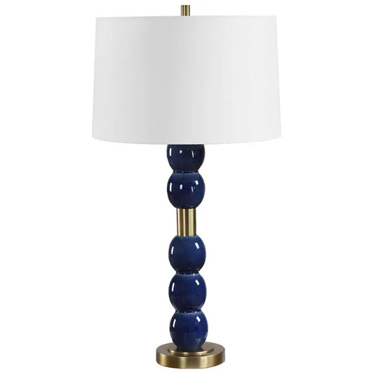 Bellore Table Lamp, Denim Blue