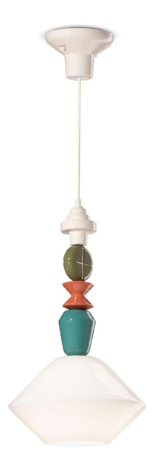 Suspension decoratif Noir avec diffusion lumineuse harmonieuse 53W E27