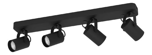 Eclairage Noir et Blanc contemporain en version rail de spots GU10