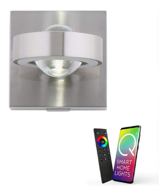 Applique murale decoratif Blanc et Rouge avec diffusion lumineuse harmonieuse 14W