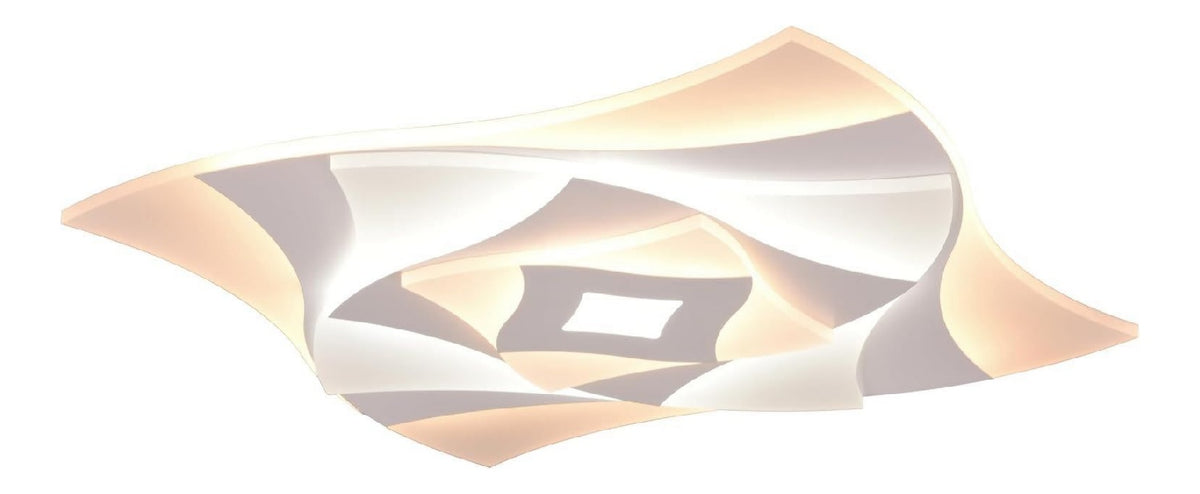 Plafonnier decoratif Blanc avec diffusion lumineuse harmonieuse