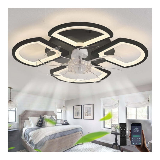 Lustre decoratif Noir et Blanc avec diffusion lumineuse harmonieuse
