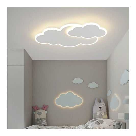 Plafonnier Blanc et Ambre au style moderne avec conception fonctionnelle 46 W